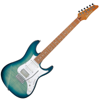 Ibanez AZ22S1F-TXB Elektromos Gitár Transparent Turquoise Burst