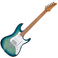 Ibanez AZ22S1F-TXB Elektromos Gitár Transparent Turquoise Burst