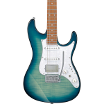 Ibanez AZ22S1F-TXB Elektromos Gitár Transparent Turquoise Burst