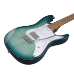 Ibanez AZ22S1F-TXB Elektromos Gitár Transparent Turquoise Burst