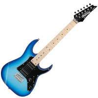 Ibanez GRGM21M-BLT Mini Rövid Menzúrás Elektromos Gitár Ibanez GRGM21M-BLT Mini Rövid Menzúrás Elektromos Gitár
