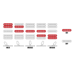 Ibanez RG470DXW-CA Elektromos Gitár