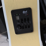 Cort JADE-Classic-PYOP akusztikus Lady-gitár elektronikával, puhatokkal, pasztell sárga