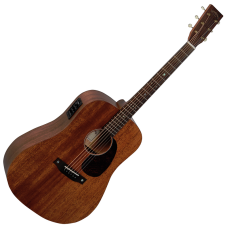 Sigma SDM15E Elektro-akusztikus Gitár, all solid mahagóni, tokkal