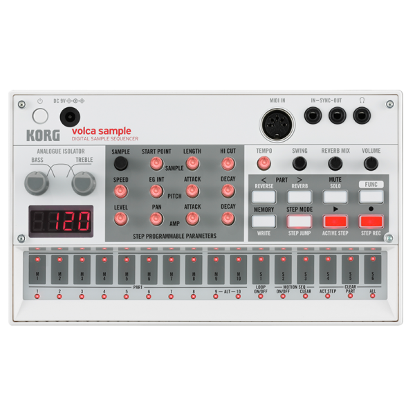 KORG Volcasample Sample Loop Szintetizátor KORG Volcasample Sample Loop Szintetizátor