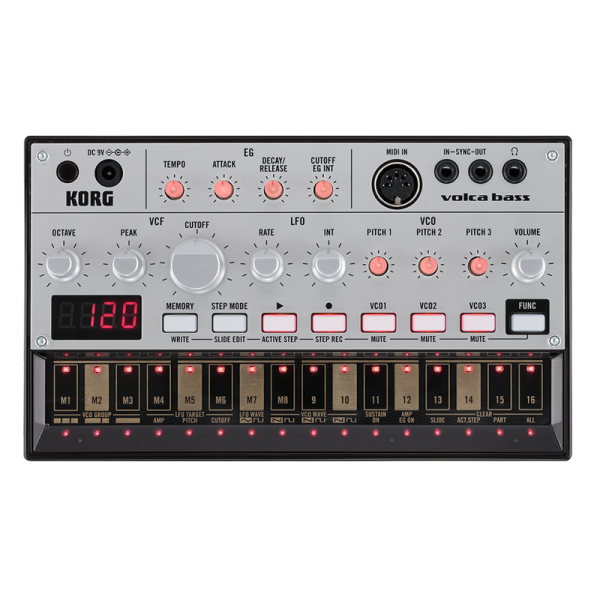 KORG Volcabass Analóg Basszus Szintetizátor KORG Volcabass Analóg Basszus Szintetizátor