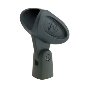 König & Meyer KM850550055 mikrofon kengyel - 28-34 mm, rugalmas gumiból, 3/8'' - 5/8" közcsavarral, fekete