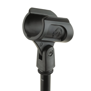 König & Meyer KM850700055 mikrofon kengyel extra - 34-40 mm, rugalmas gumiból, 3/8''- 5/8" közcsavarral, fekete