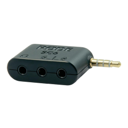 Rode SC6 Kettős TRRS Mikrofon és Fejhallgató Adapter iOS és Android Készüllkekhez
