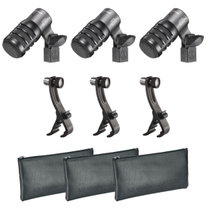 Audio-Technica ATM230PK dinamikus hangszermikrofon csomag Audio-Technica ATM230PK dinamikus hangszermikrofon csomag