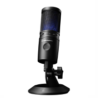 Audio-Technica AT2020USBX Merőleges tengelyű Kardioid Kondenzátor Stúdiómikrofon USB és Fejhallgató Kimenet Némító Kapcsolóval