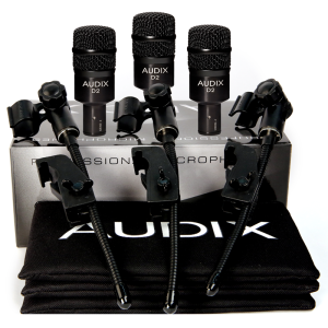 Audix D2 Trio dinamikus hangszermikrofon szett Audix D2 Trio dinamikus hangszermikrofon szett