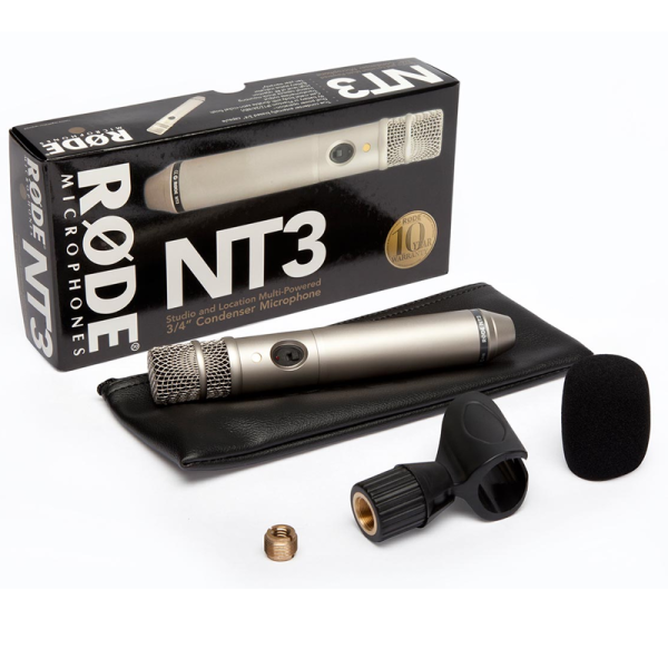 Rode NT3 kondenzátor stúdiómikrofon