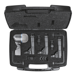 Shure DMK57-52 Dob-szett: 3db SM57, 1db Beta52, 3db A56D + táska