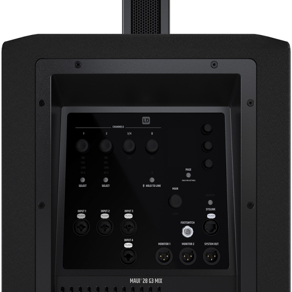 LD Systems MAUI 28G3 MIX kompakt aktív PA rendszer digitális keverővel LD Systems MAUI 28G3 MIX kompakt aktív PA rendszer digitális keverővel