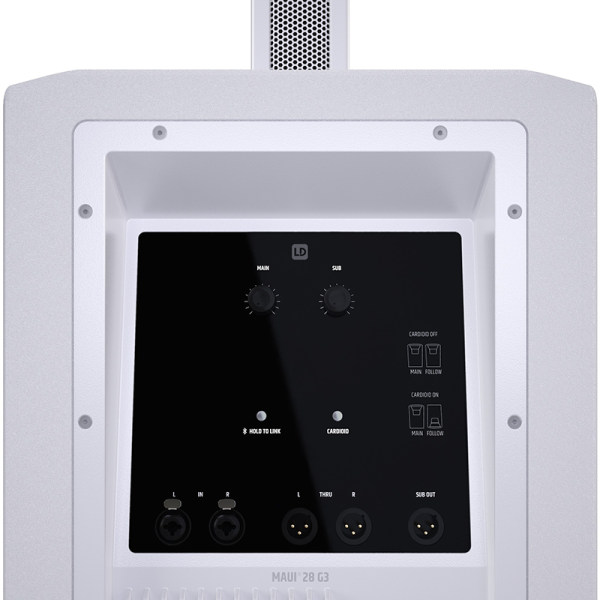 LD Systems MAUI 28 G3 kompakt oszlop PA rendszer (Fehér) LD Systems MAUI 28 G3 kompakt oszlop PA rendszer (Fehér)