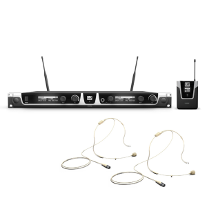 LD Systems U500 kétcsatornás vezeték nélküli fejmikrofon szett (testszínű mikrofon) LD Systems U500 kétcsatornás vezeték nélküli fejmikrofon szett (testszínű mikrofon)