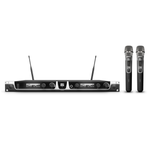 LD Systems U500 kétcsatornás vezeték nélküli kéziadós kondenzátor mikrofon szett LD Systems U500 kétcsatornás vezeték nélküli kéziadós kondenzátor mikrofon szett