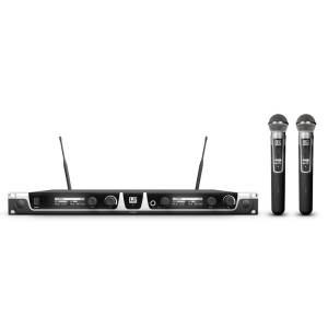 LD Systems U500 kétcsatornás vezeték nélküli kéziadós dinamikus mikrofon szett LD Systems U500 kétcsatornás vezeték nélküli kéziadós dinamikus mikrofon szett