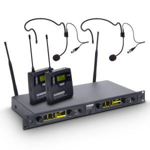LD Systems WIN 42 kétcsatornás vezeték nélküli fejmikrofon szett LD Systems WIN 42 kétcsatornás vezeték nélküli fejmikrofon szett