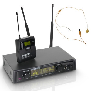 LD Systems WIN 42 vezeték nélküli fejmikrofon szett testszínű mikrofonnal