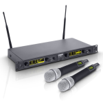 LD Systems WIN 42 kétcsatornás vezeték nélküli kondenzátor kéziadós szett