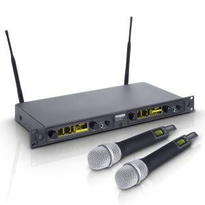 LD Systems WIN 42 kétcsatornás vezeték nélküli dinamikus kéziadós szett LD Systems WIN 42 kétcsatornás vezeték nélküli dinamikus kéziadós szett