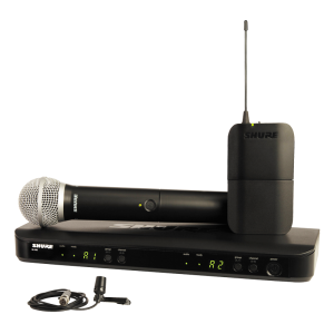 Shure BLX1288E /CVL Kombó szett, 1db CVL-B csiptetős mikrofon, 1db PG58 kéziadó Shure BLX1288E /CVL Kombó szett, 1db CVL-B csiptetős mikrofon, 1db PG58 kéziadó