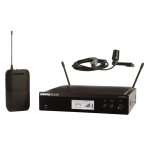 Shure BLX14RE /CVL Rack-es Presenter szett, CVL-B /C TGQ csiptetős mikrofon