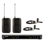 Shure BLX188E /CVL Dupla presenter szett, CVL-B /C TQG csiptetős mikrofonnal