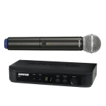 Shure BLX24 /SM58 Vokál szett, SM58 mikrofonfejjel