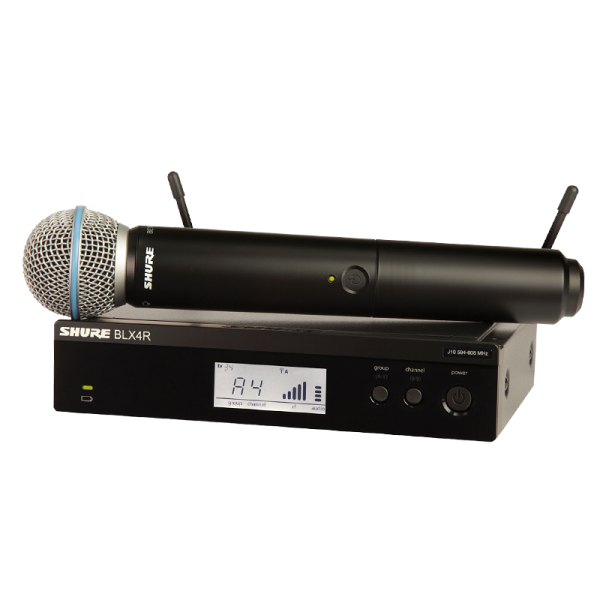 Shure BLX24R /B58 Rack-es Vokál szett, Beta58 mikrofonfejjel