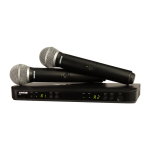 Shure BLX288E /PG58 Dupla vokál szett, PG58 mikrofonfejjel