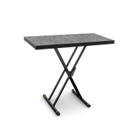 Gravity KSX2RD billentyűállvány dupla X-állványból és Rapid Desk asztallapból álló készlet