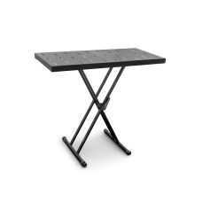 Gravity KSX2RD billentyűállvány dupla X-állványból és Rapid Desk asztallapból álló készlet