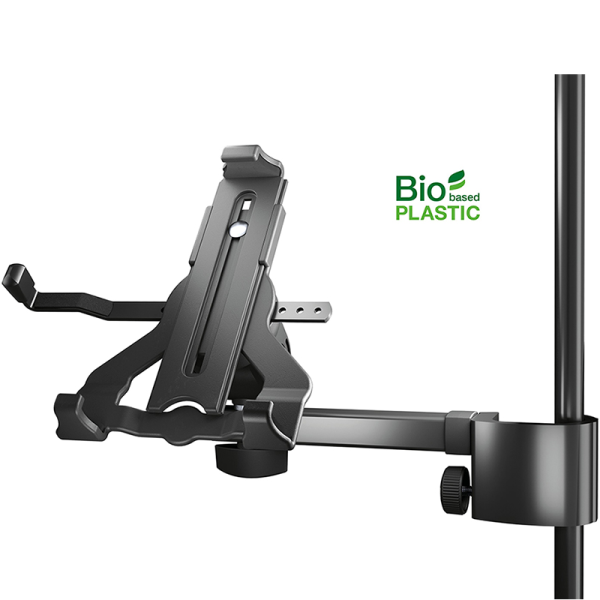 König & Meyer KM1974300055 univerzális tablet PC tartó "Biobased" Mikrofon állvány oszlopára rögzíthető, bio-alapú műanyagból