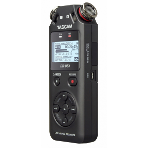 Tascam DR05XP Sztereó kézi hangrögzítő és USB interfész Tascam DR05XP Sztereó kézi hangrögzítő és USB interfész