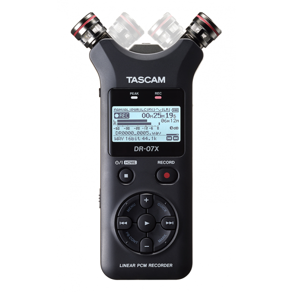 Tascam DR07X Digitális Kézi Felvevő és USB Audio Interfész