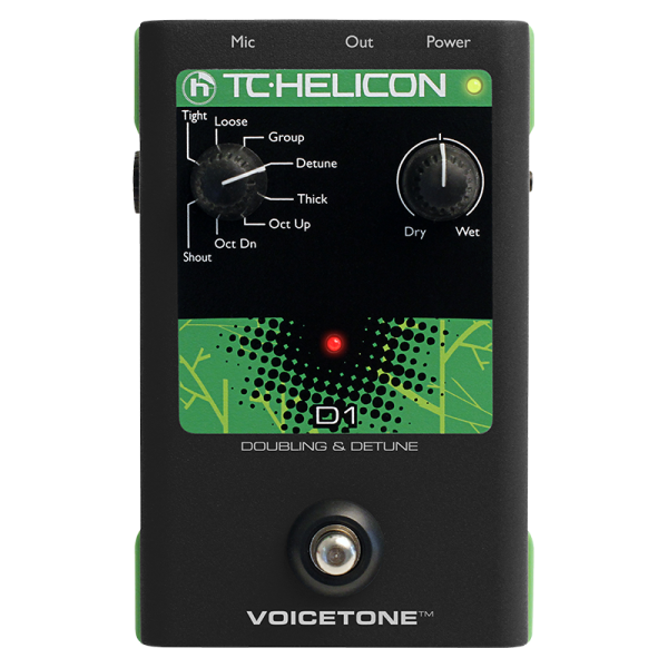 TC Helicon VoiceTone D1 Ének Effekt Pedál