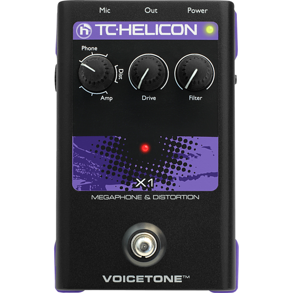 TC Helicon VoiceTone X1 Ének Effekt Pedál