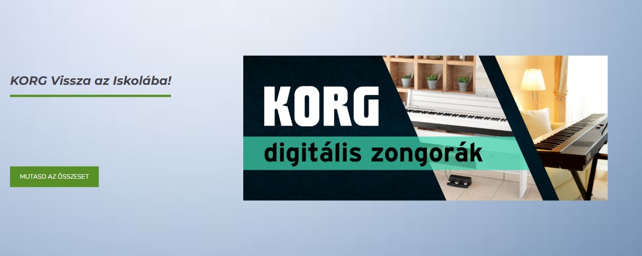 KORG digitális zongorák – Vissza az iskolába!